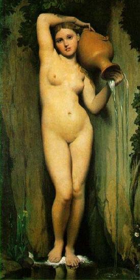 Jean Auguste Dominique Ingres The Source oil painting image
